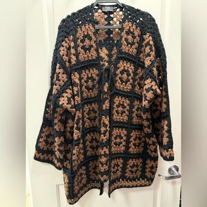 Dressed in LALA Croquet Cardigan